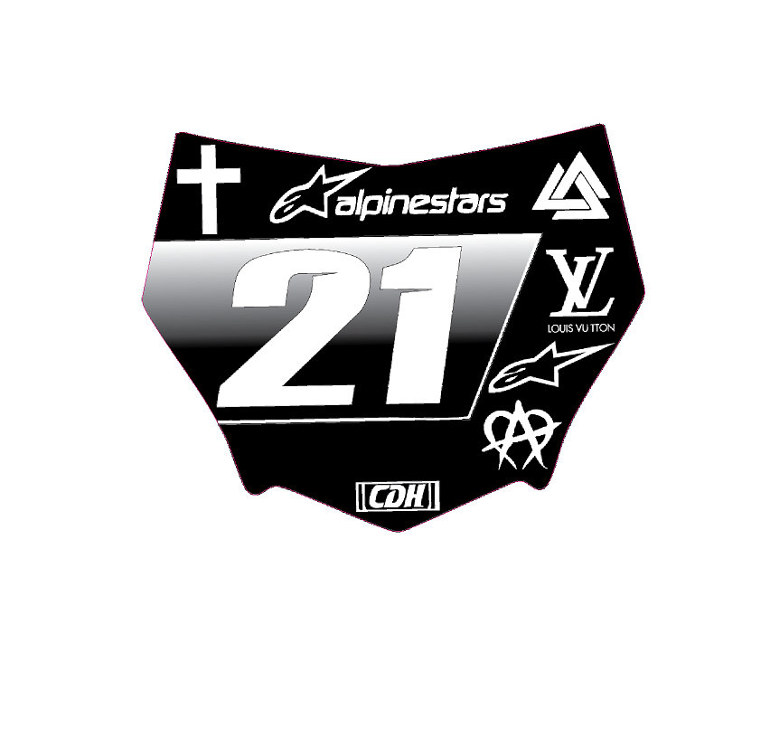 MOTOCUTZ Plate Decal