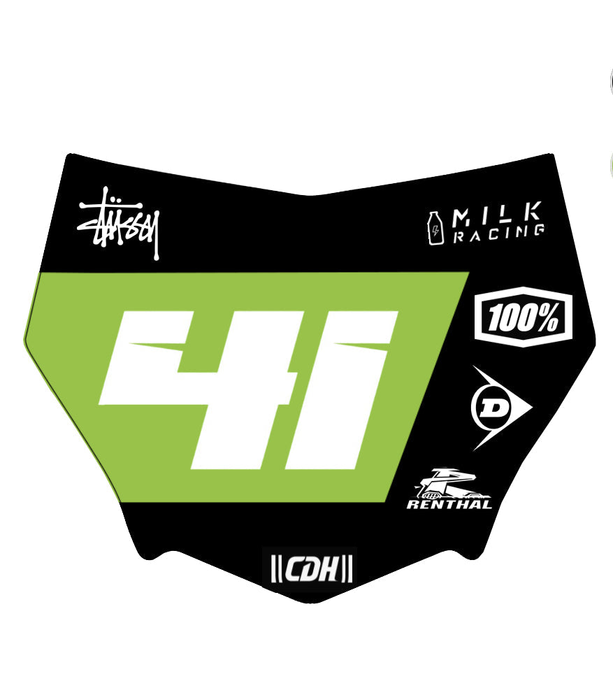 MOTOCUTZ Plate Decal