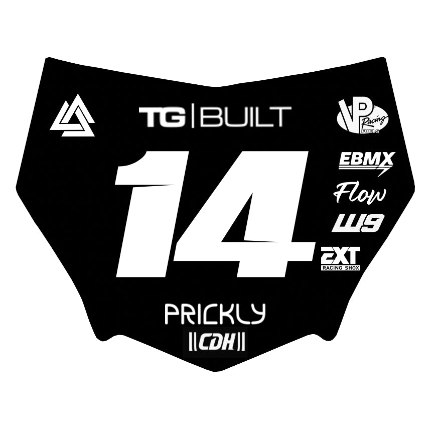 MOTOCUTZ Plate Decal