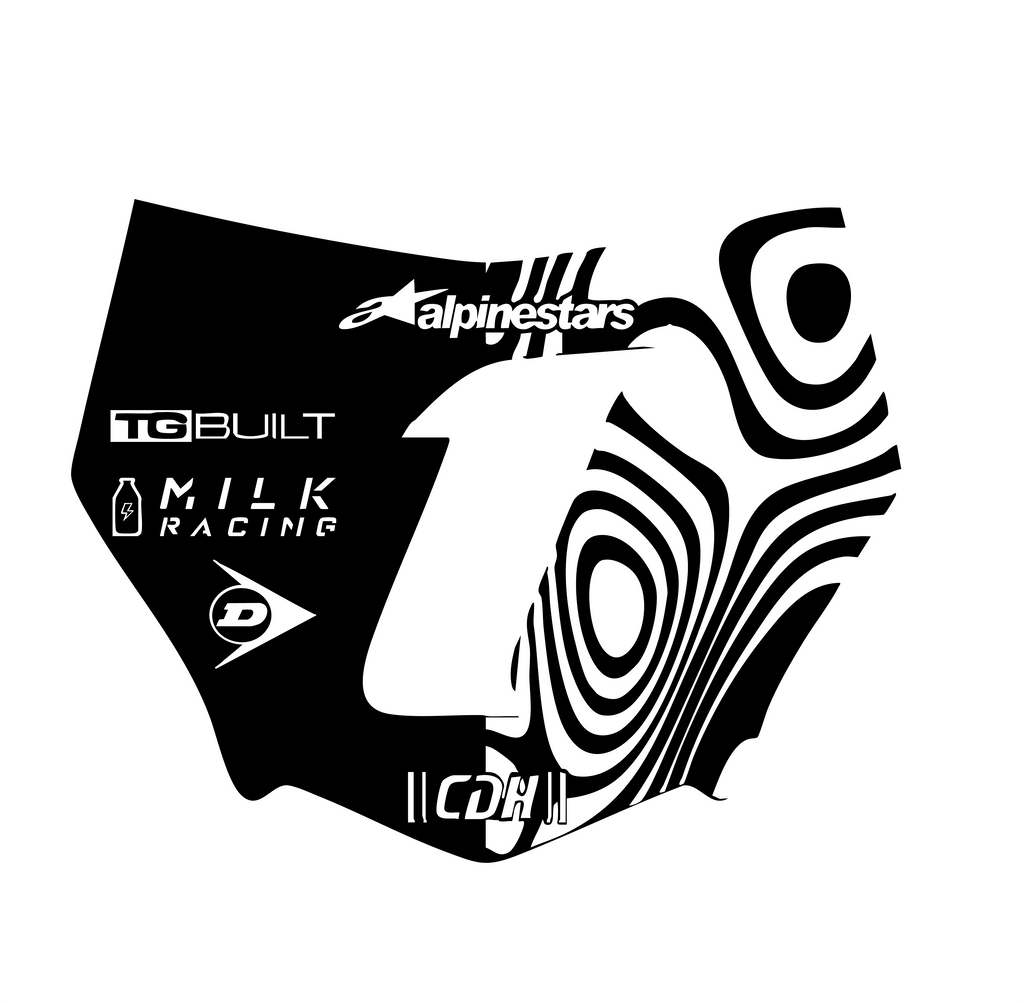 MOTOCUTZ Plate Decal